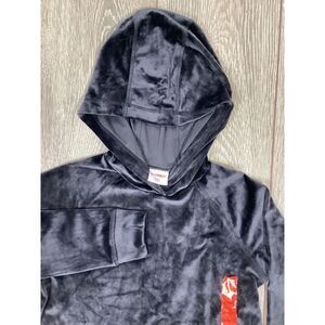 32 Heat Pullover Sweater Hooded Black Kids 10/12 Sweatshirt‎ Crushed Velvet SOFT